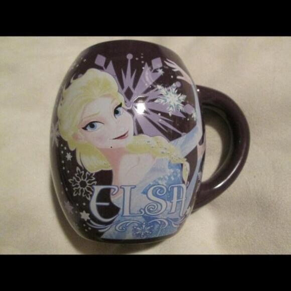 Disney Frozen Movie Lg Purple Mug Elsa Anna 18oz 532ml Coffee Cup Hot Chocolate‌ - Picture 3 of 6